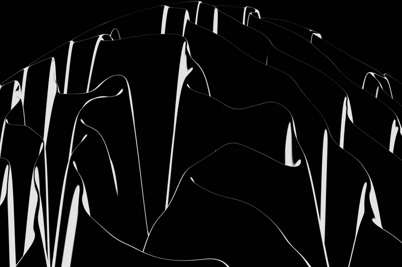 Tablou Canvas Valuri Abstracte în Întunericul Nopții, 150 x 100 cm – poza 2