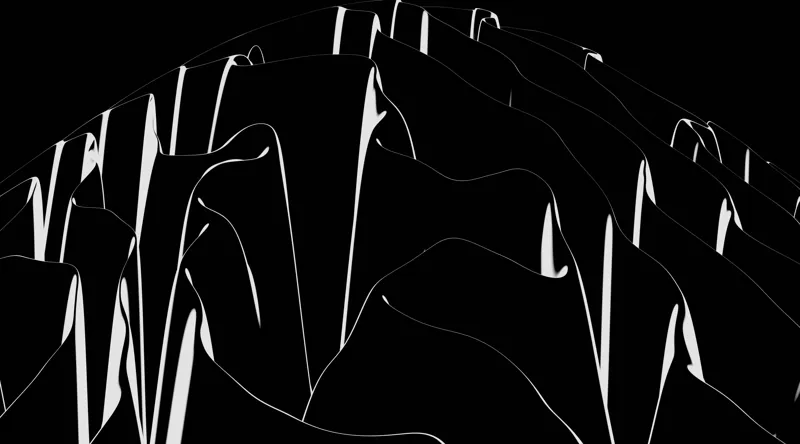 Tablou Canvas Valuri Abstracte în Întunericul Nopții, 90 x 50 cm – poza 2