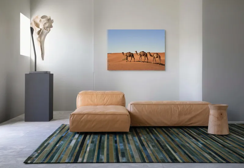 Tablou Canvas Caravana liniștită în deșertul nesfârșit, 100 x 70 cm – poza 7