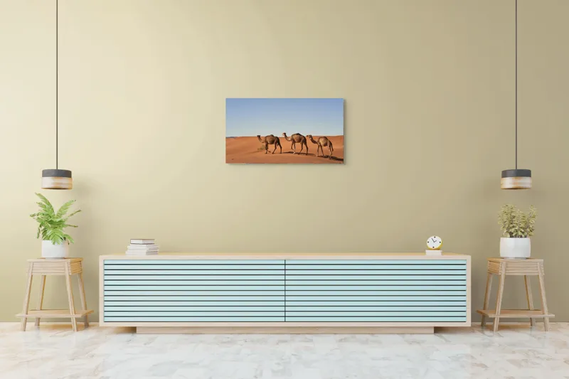 Tablou Canvas Caravana liniștită în deșertul nesfârșit, 90 x 50 cm – poza 5