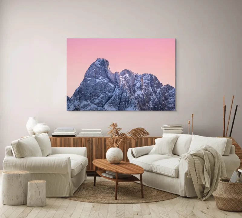 Tablou Canvas pe temă peisaj montan, 150 x 100 cm – poza 3