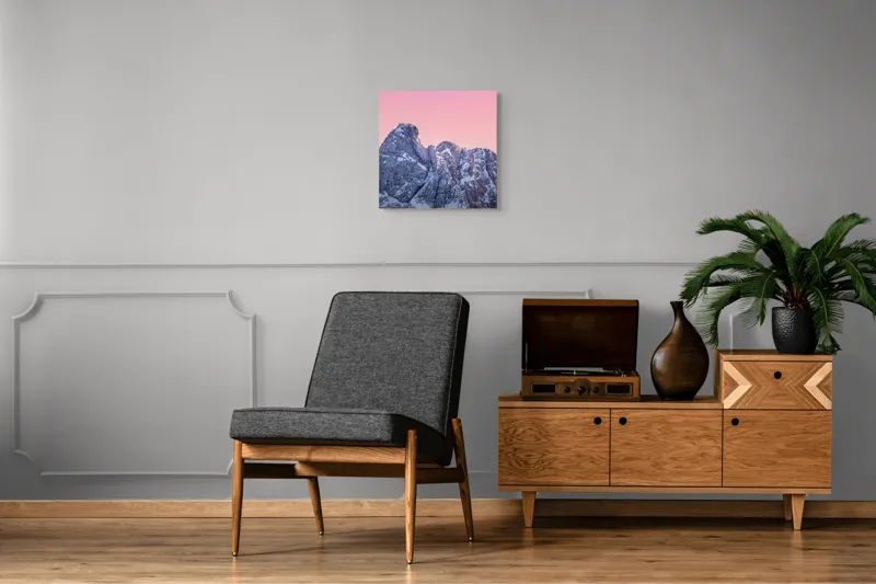 Tablou Canvas pe temă peisaj montan, 50 x 50 cm – poza 6