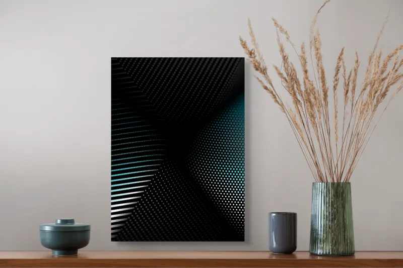 Tablou Canvas, "Vortexul Luminilor Întunecate", 39 x 54 cm – poza 3