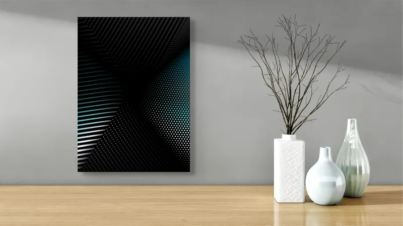 Tablou Canvas, "Vortexul Luminilor Întunecate", 39 x 54 cm – poza 4