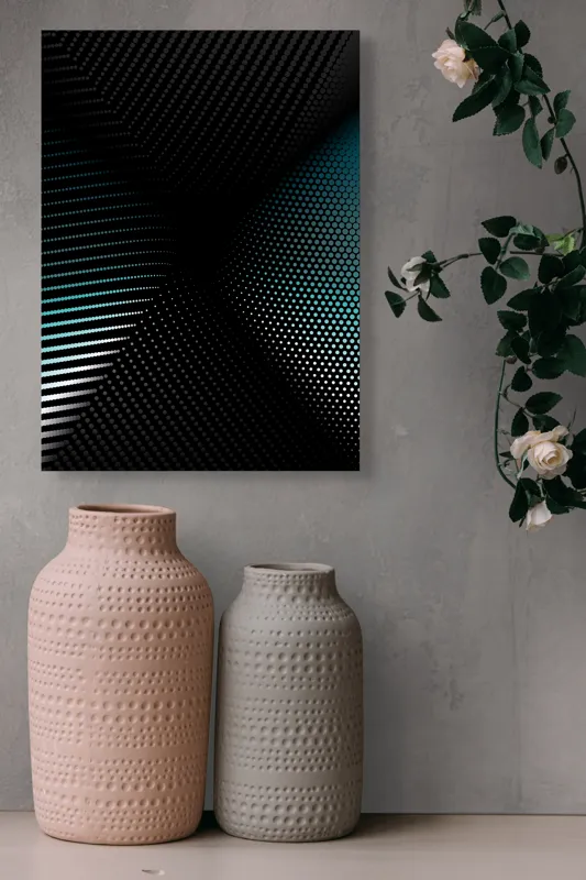 Tablou Canvas, "Vortexul Luminilor Întunecate", 39 x 54 cm – poza 6