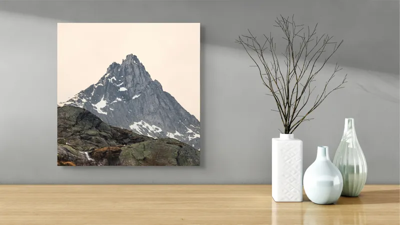 Tablou Canvas Vârful Măreț al Sufletului Pământesc, 50 x 50 cm – poza 3