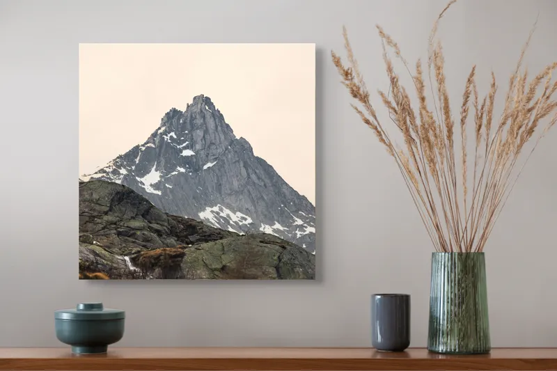 Tablou Canvas Vârful Măreț al Sufletului Pământesc, 50 x 50 cm – poza 4
