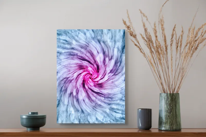 Tablou Canvas Vârtejul Culorilor în Zare Luminoasă, 39 x 54 cm – poza 3