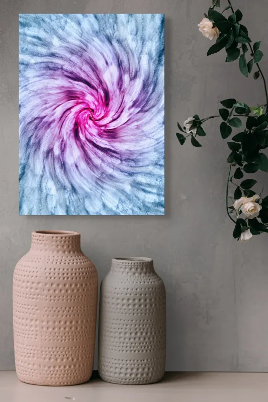 Tablou Canvas Vârtejul Culorilor în Zare Luminoasă, 39 x 54 cm – poza 6