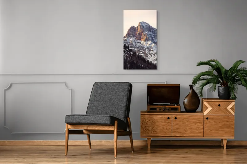 Tablou Canvas pe tema Ploaie de aur pe piscuri înalte, 50 x 90 cm – poza 8