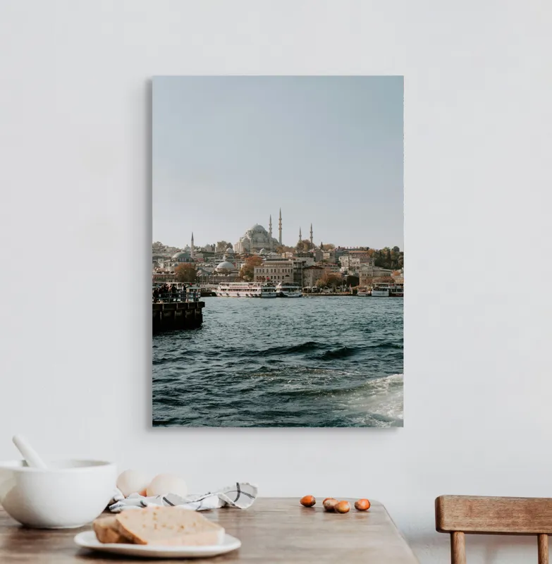 Tablou Canvas Vedere panoramică Istanbul orașul vechi și nou, 50 x 70 cm – poza 3