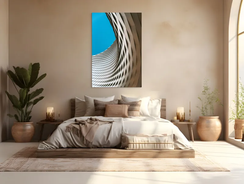 Tablou Canvas Arhitectură Modernă Geometrie Design Abstract, 100 x 150 cm – poza 3