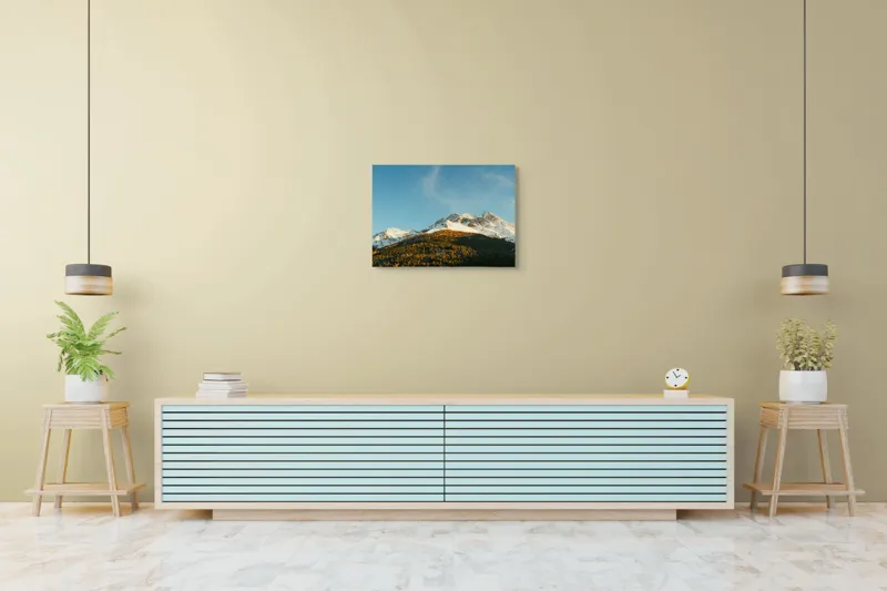 Tablou Canvas Natură Munți înzăpeziți Frumusețe Serenitate, 70 x 50 cm – poza 7