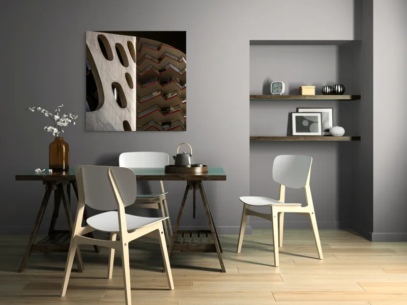Tablou Canvas Armonie geometrică urbanism modern, 100 x 100 cm – poza 6