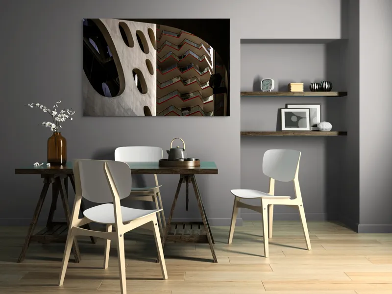 Tablou Canvas Armonie geometrică urbanism modern, 150 x 100 cm – poza 5
