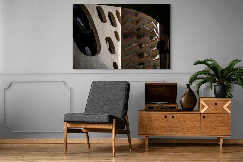 Tablou Canvas Armonie geometrică urbanism modern, 150 x 100 cm – poza 8