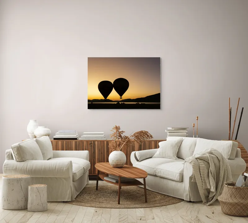 Tablou Canvas Zborul Viselor la Răsăritul Zilei, 100 x 70 cm – poza 3