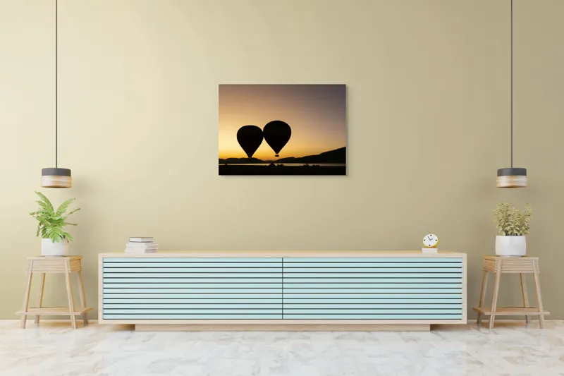 Tablou Canvas Zborul Viselor la Răsăritul Zilei, 100 x 70 cm – poza 4