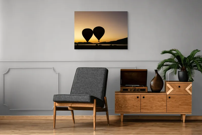 Tablou Canvas Zborul Viselor la Răsăritul Zilei, 100 x 70 cm – poza 8