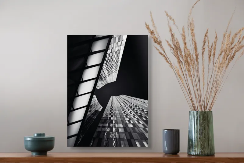 Tablou Canvas Geometrie Urbană Captivantă, 39 x 54 cm – poza 3