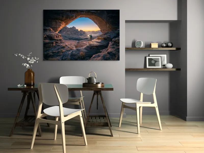 Tablou Canvas pe tema Deșertului cu Lumina, 150 x 100 cm – poza 5