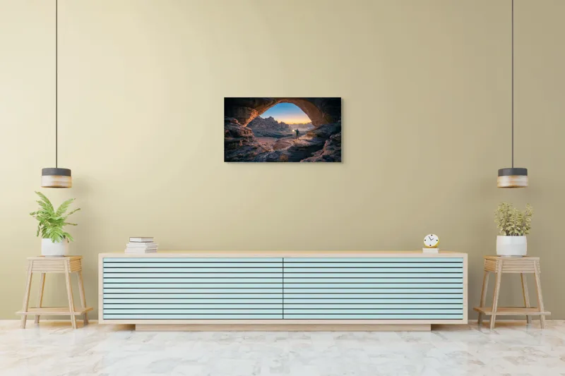 Tablou Canvas pe tema Deșertului cu Lumina, 90 x 50 cm – poza 5