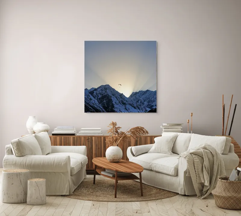 Tablou Canvas pe temă de natură și lumină, 100 x 100 cm – poza 3