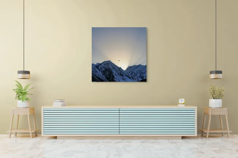 Tablou Canvas pe temă de natură și lumină, 100 x 100 cm – poza 5