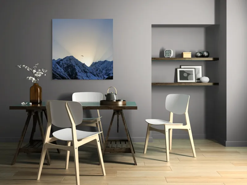 Tablou Canvas pe temă de natură și lumină, 100 x 100 cm – poza 6