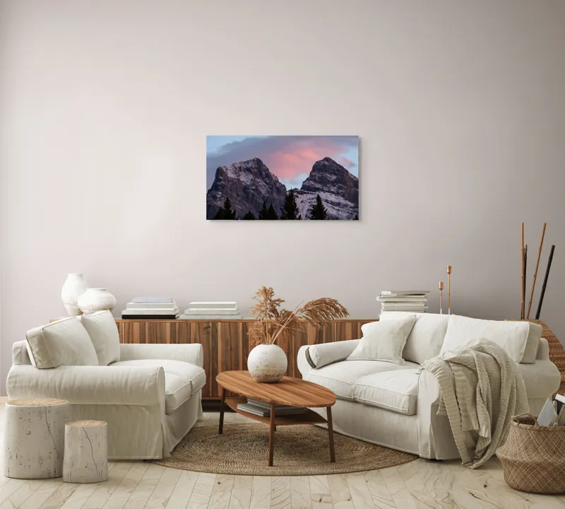 Tablou Canvas pe temă de peisaj dramatic, 90 x 50 cm – poza 4