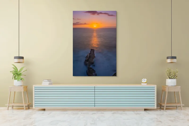 Tablou Canvas Răsărit Peste Ocean Multicolor - Decor Artistic, 100 x 150 cm – poza 4