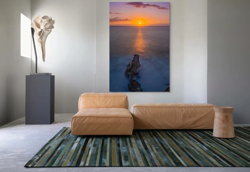 Tablou Canvas Răsărit Peste Ocean Multicolor - Decor Artistic, 100 x 150 cm – poza 7