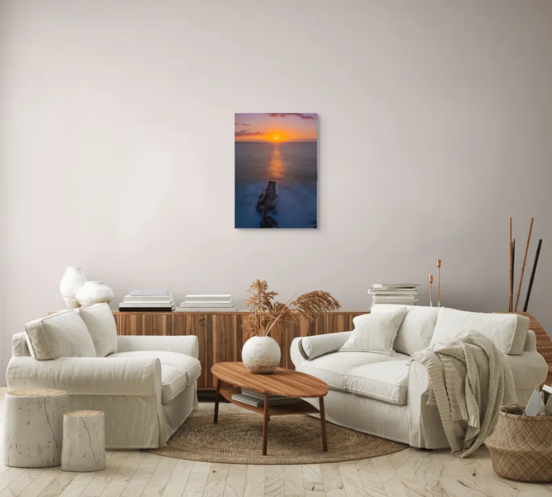 Tablou Canvas Răsărit Peste Ocean Multicolor - Decor Artistic, 50 x 70 cm – poza 4