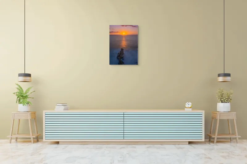 Tablou Canvas Răsărit Peste Ocean Multicolor - Decor Artistic, 50 x 70 cm – poza 6