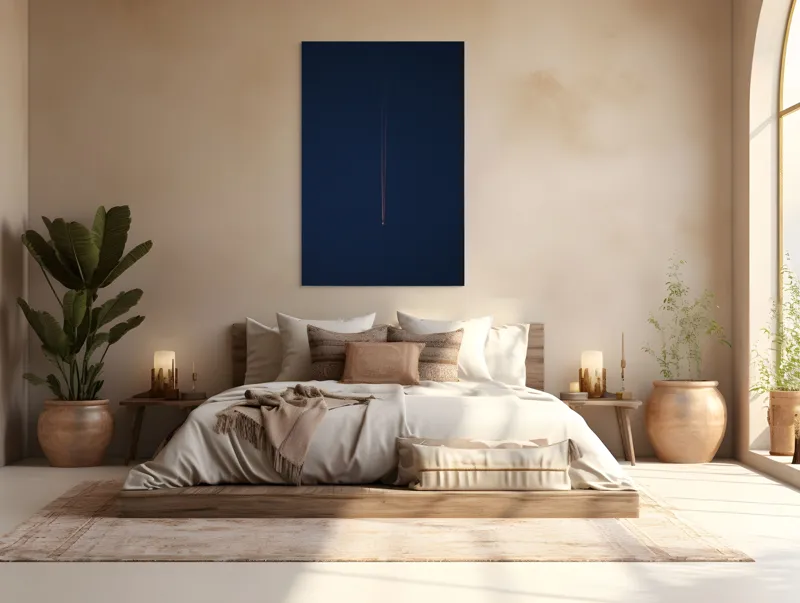 Tablou Canvas pe cer albastru, artă murală de calitate, 100 x 150 cm – poza 3