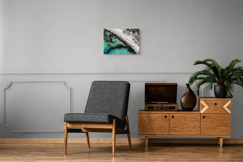 Tablou Canvas pe tema Unda mării și nisipului sălbatic, 54 x 39 cm – poza 7