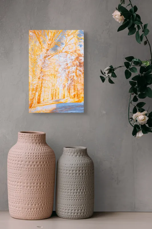 Tablou Canvas pe teme de toamnă și natură, 26 x 39 cm – poza 6