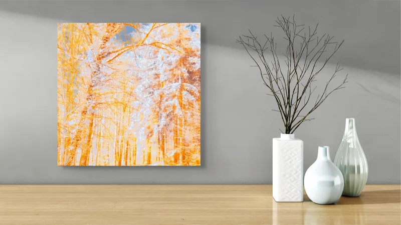 Tablou Canvas pe teme de toamnă și natură, 50 x 50 cm – poza 3