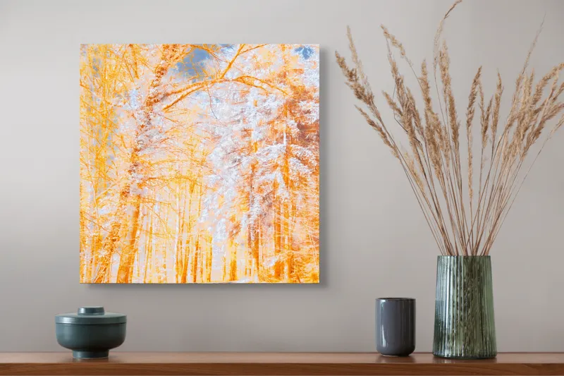 Tablou Canvas pe teme de toamnă și natură, 50 x 50 cm – poza 4