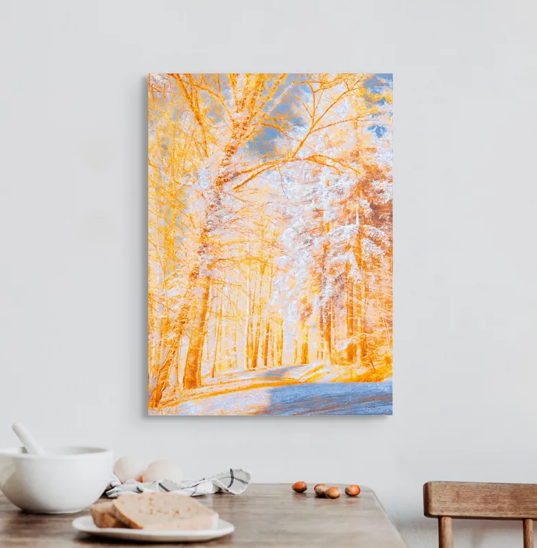 Tablou Canvas pe teme de toamnă și natură, 50 x 70 cm – poza 3