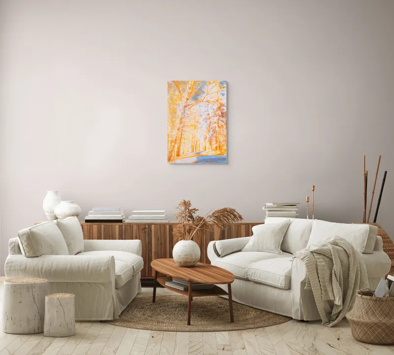 Tablou Canvas pe teme de toamnă și natură, 50 x 70 cm – poza 4