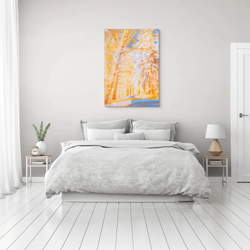 Tablou Canvas pe teme de toamnă și natură, 70 x 100 cm – poza 3