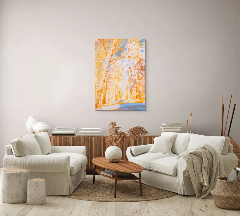 Tablou Canvas pe teme de toamnă și natură, 70 x 100 cm – poza 4