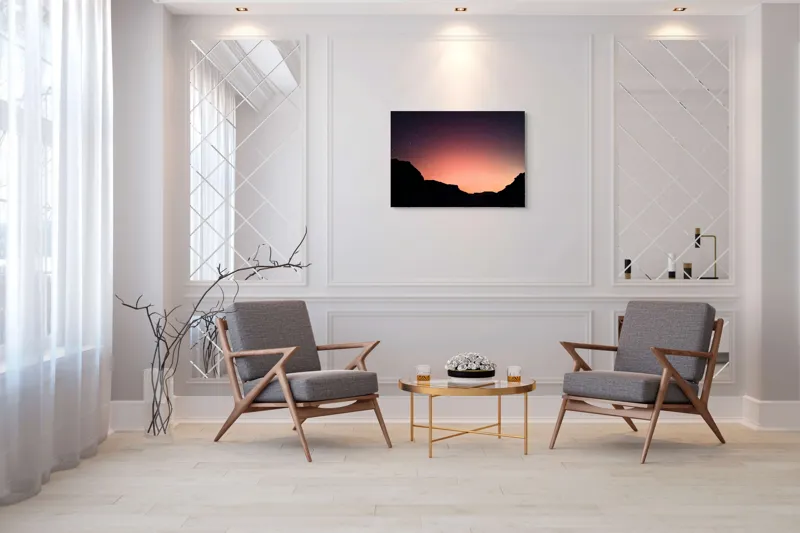 Tablou Canvas Răsărit de vis printre stele, 100 x 70 cm – poza 5