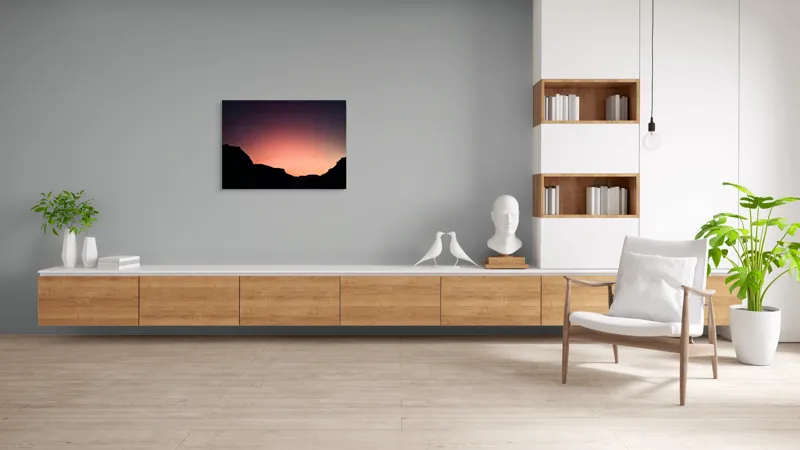Tablou Canvas Răsărit de vis printre stele, 100 x 70 cm – poza 6