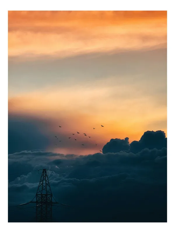 Tablou Canvas pe Orizontul Infinit - Artă Murală Scenică, 70 x 100 cm