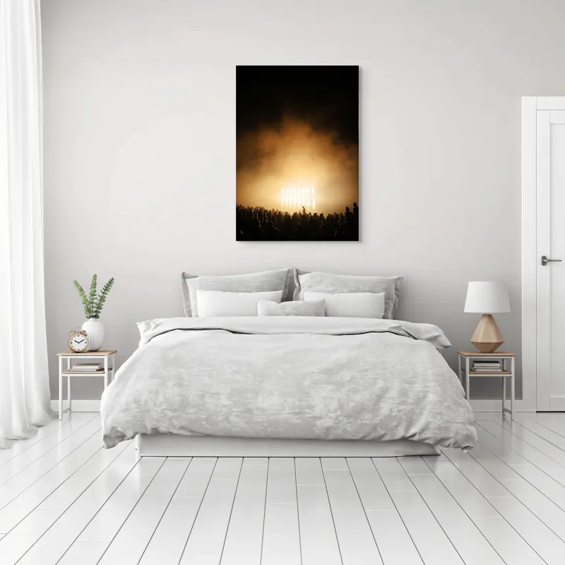 Tablou Canvas Misterul Luminilor în Noapte, 70 x 100 cm – poza 3