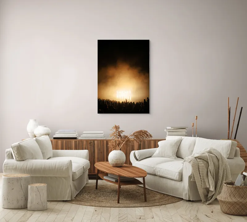 Tablou Canvas Misterul Luminilor în Noapte, 70 x 100 cm – poza 4