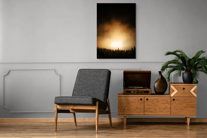 Tablou Canvas Misterul Luminilor în Noapte, 70 x 100 cm – poza 6