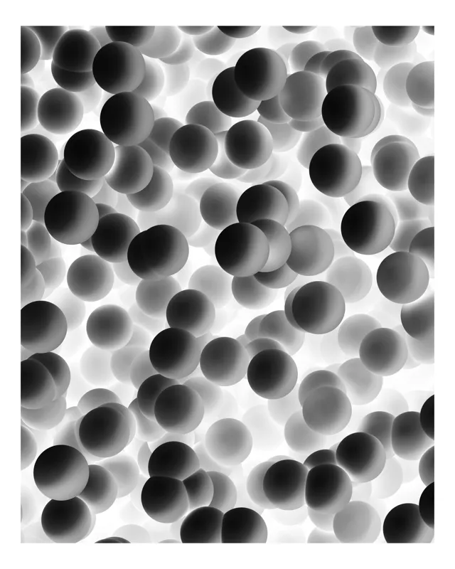 Tablou Canvas Dansul umbrelor circulare eterice, 50 x 90 cm